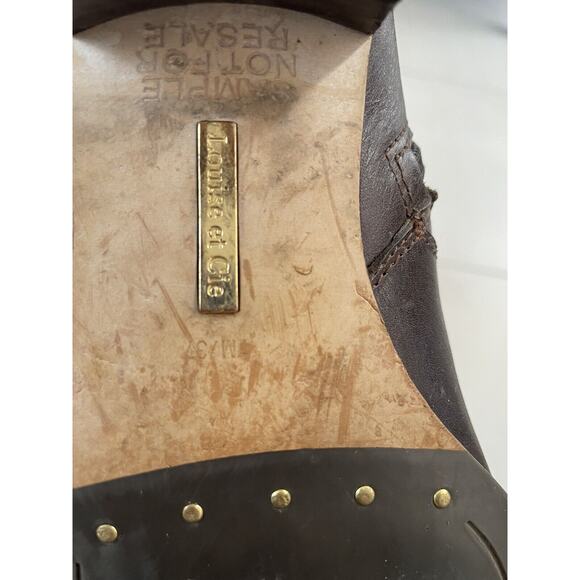 Louise et Cie Lienz Boots Knee High Leather Side Zip FLAWS - Picture 15 of 15